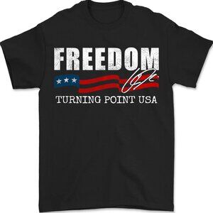Freedom Charlie Kirk Shirt, This is The Turning Point Unisex T-Shirt 150
